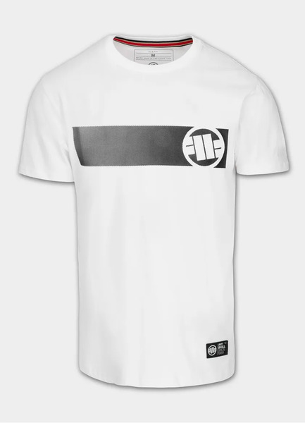 PIT BULL Slim Fit T-shirt &quot;Casino&quot; - white