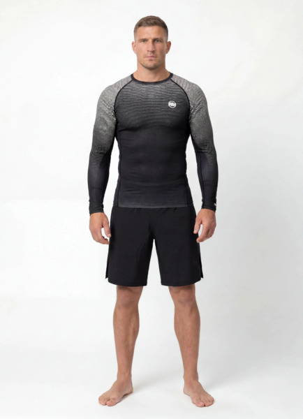 Rashguard longsleeve PIT BULL "RANKED" - czarny