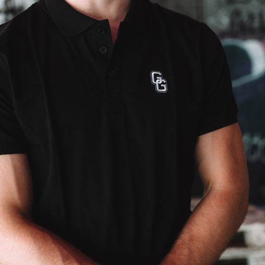 Ground Game MONOGRAM Polo Shirt - Black