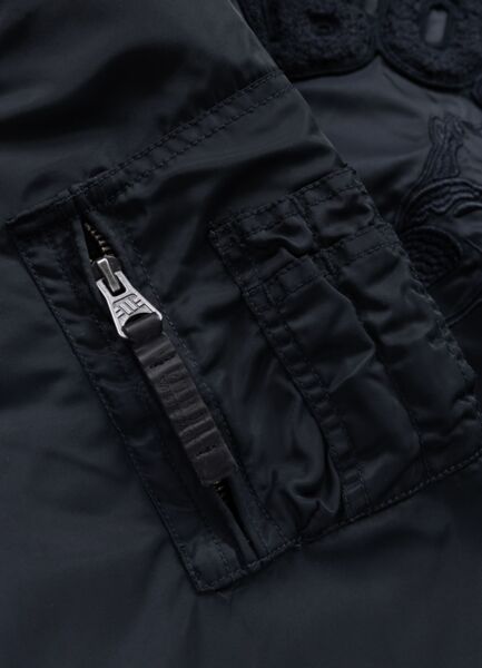 PIT BULL "HACKET" transitional bomber jacket - dark navy blue