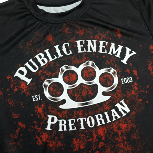 Koszulka sportowa MESH short sleeve Pretorian "Public Enemy"