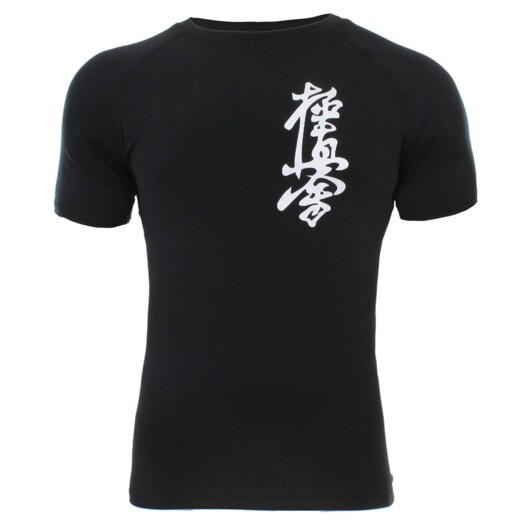 Rashguard krótki rękaw Beltor "Karate Kyokushinkai" - czarny