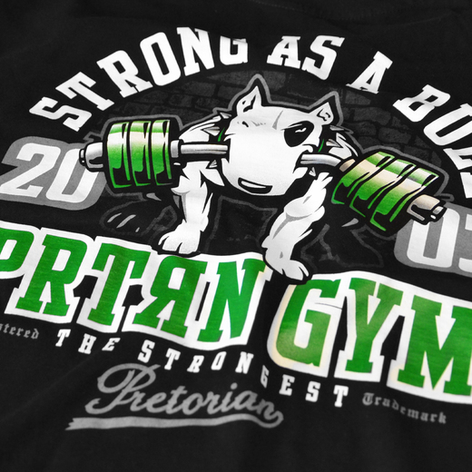 Koszulka Pretorian "Strong as a Bull!" - czarna