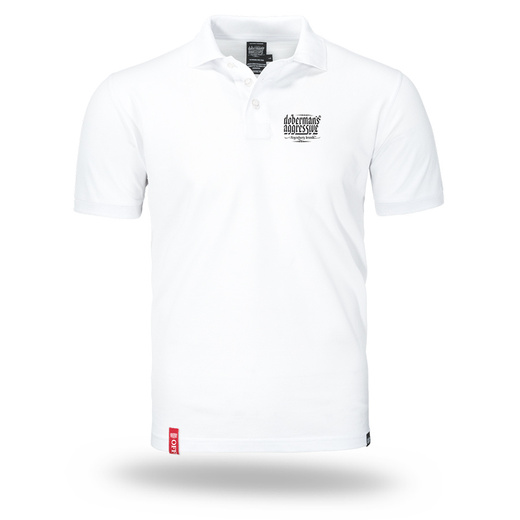 Polo Koszulka Dobermans Aggressive "LEGANCY" TSP403 - biała