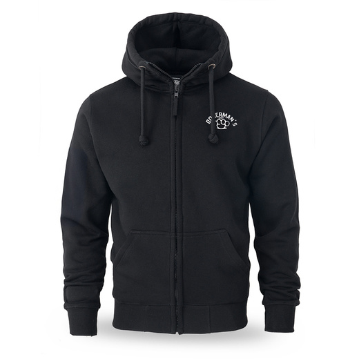Dobermans Aggressive "BIGDOG BZ406" Zip-Up Hoodie - Black