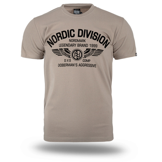 Koszulka T-shirt Dobermans Aggressive "N.DIVISION TS409" - beżowa