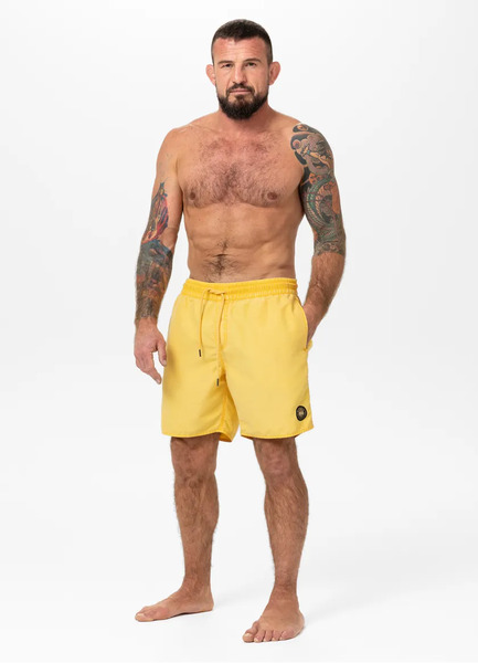 PIT BULL &quot;BALFOUR&quot; men&#39;s swimming shorts - yellow