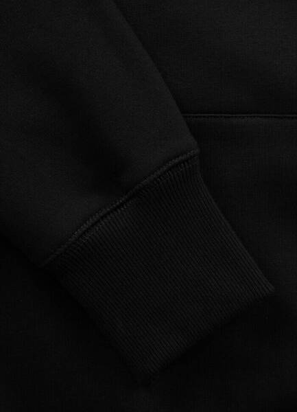 Bluza z kapturem PIT BULL "Steel Logo" '23 - czarna