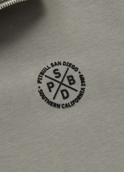 Bluza męska rozpinana PIT BULL "NEXUS" - szałwiowy