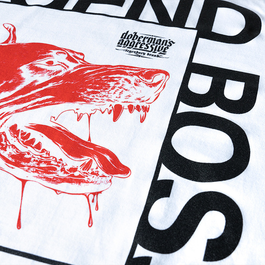 Dobermans Aggressive &quot;THE LEGEND BOSS&quot; TS382 T-shirt - gray