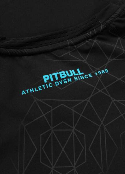 Rashguard longsleeve PIT BULL "RAY" - czarny/niebieski