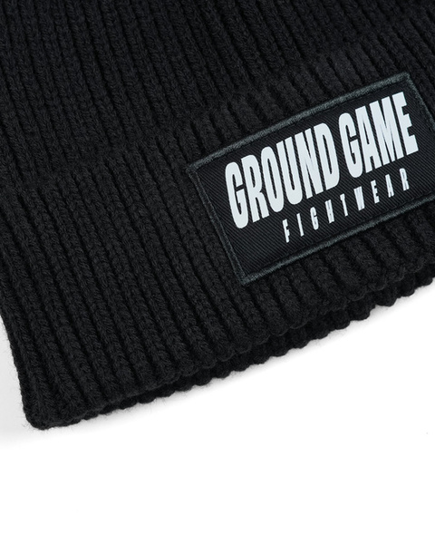 Czapka zimowa Ground Game "Fightwear" - czarna