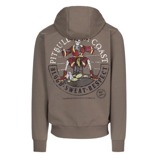 PIT BULL "BLOODLINE II" Zip-Up Hoodie - Brown