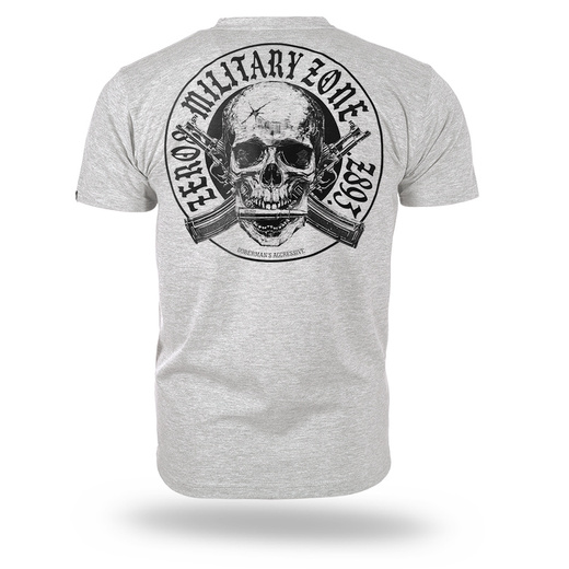 Koszulka T-shirt Dobermans Aggressive "MILITARY-ZONE TS408" - szara