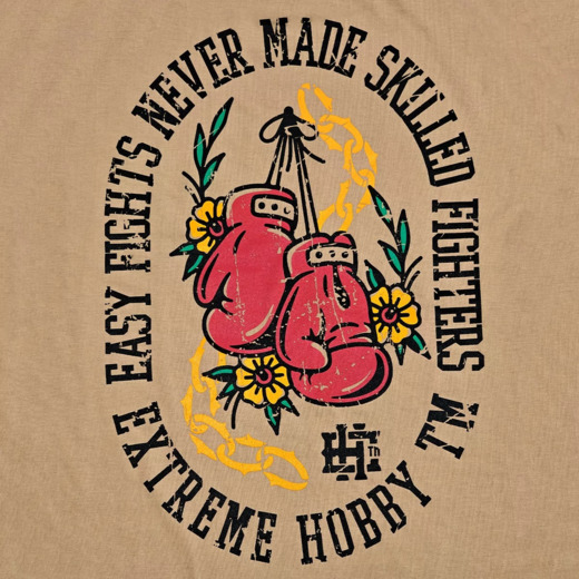 Koszulka T-shirt Extreme Hobby "RESILIENT" - beżowy