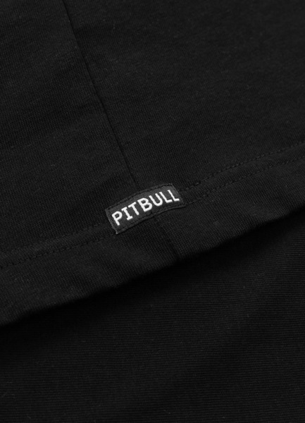 PIT BULL Men&#39;s Loose Fit T-Shirt &quot;SKULL LOGO&quot; - Black