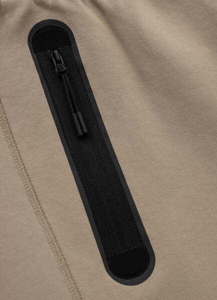 Szorty dresowe męskie PIT BULL "DOGWOOD" - ciemny piaskowy