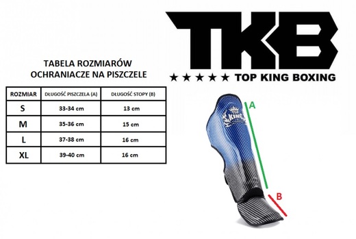 Ochraniacze piszczela i stopy Top King TKSGSS-02BK_SV "SUPER STAR SNAKE" (silver) 'K"