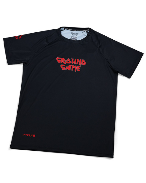 Koszulka treningowa Ground Game "Inferno" - czarny