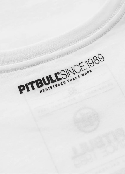 PIT BULL Slim Fit T-shirt &quot;Casino&quot; - white