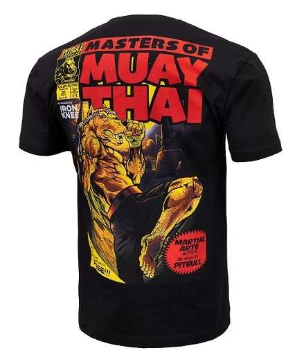 Koszulka PIT BULL "Master of Muay Thai" '23 - czarna
