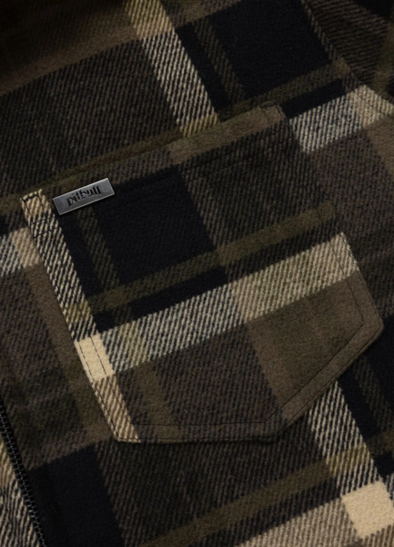 PIT BULL Stein Men's Insulated Flannel Jacket - Dark Sand