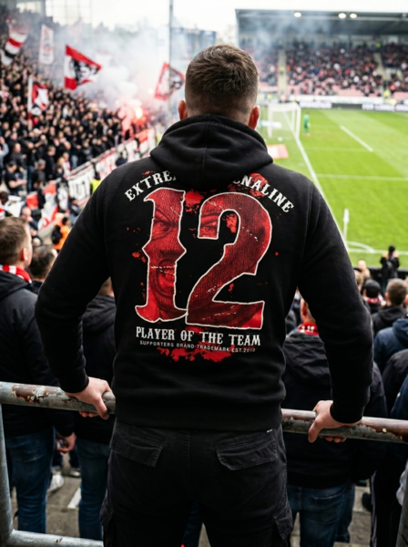 Extreme Adrenaline "12 Player" Hoodie - Red