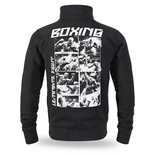 Bluza rozpinana Dobermans Aggressive "COMICS BOXING" BCZ359A - czarna