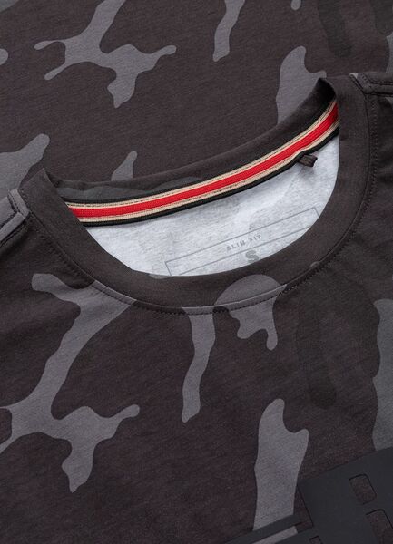PIT BULL slim fit T-shirt "Classic Boxing" - all black camo