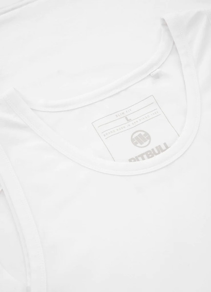 Tank Top koszulka PIT BULL "Small Logo 190" - biała