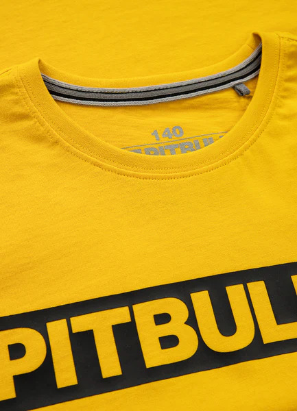 Dziecięcy T-Shirt PIT BULL Kids "HILLTOP" - żółta