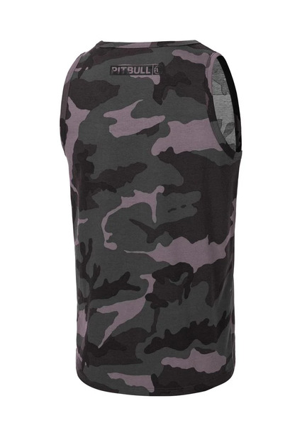 Tank Top PIT BULL Slim fit "HILLTOP" - czarny camo