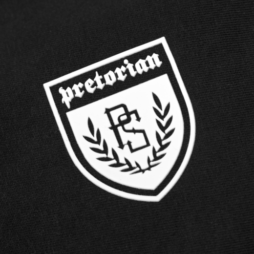 Spodnie dresowe Pretorian "Crest 3D" ściągacz - czarne