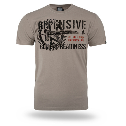 Koszulka T-shirt Dobermans Aggressive "Combat Readiness TS416" - beżowa