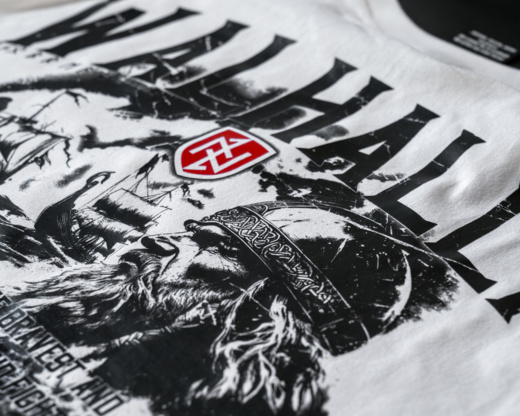 T-shirt Dobermans Aggressive &quot;WALHALLA&quot; TS364H - beige