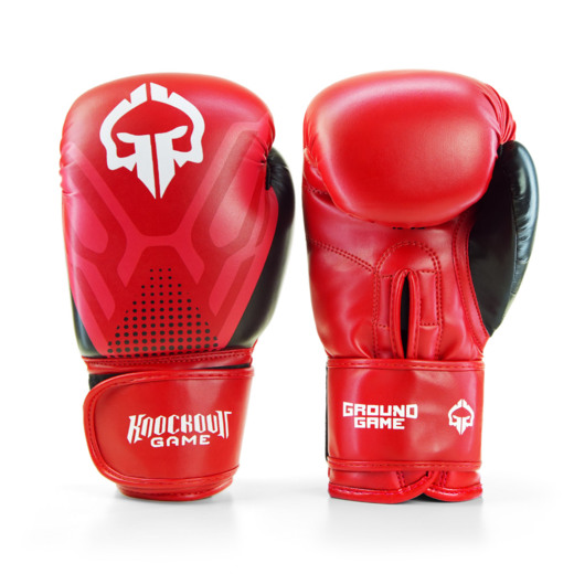 Ground Game &quot;Cyborg&quot; boxing gloves - red