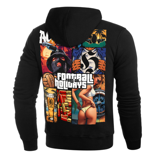 Bluza z kapturem Extreme Adrenaline "Football Fans on Holidays"