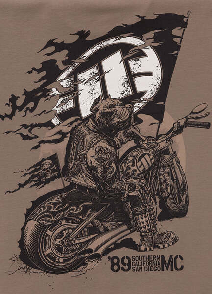 Bluza PIT BULL "MC" - brązowy