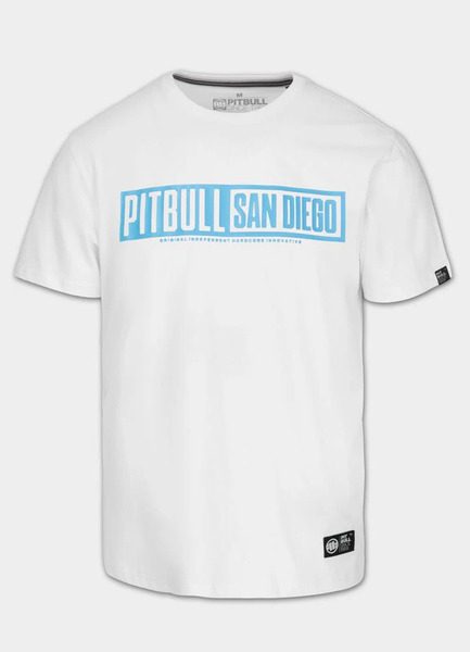 PIT BULL "EIGHTY NINE DOG" T-shirt - white/blue