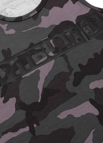 Tank Top PIT BULL Slim fit "HILLTOP" - czarny camo