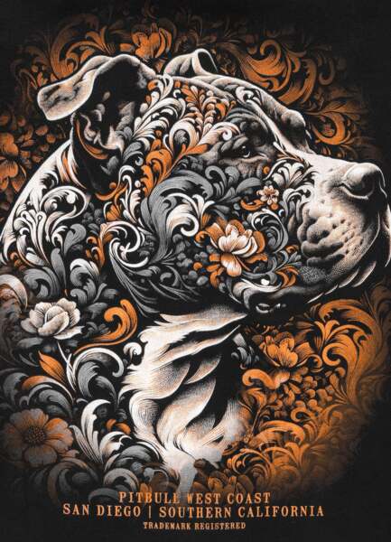 PIT BULL "TATTOO" sweatshirt - black