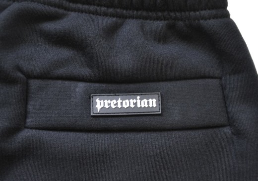 Spodnie dresowe bawełniane Pretorian "PS" - czarne