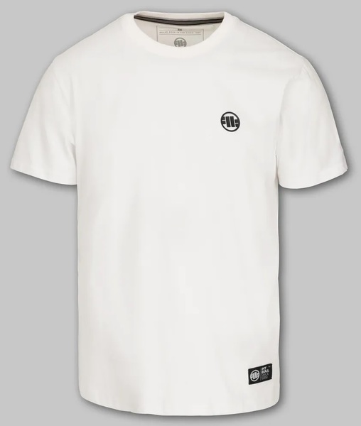 Koszulka męska Pit Bull Garment Washed Small logo - biała