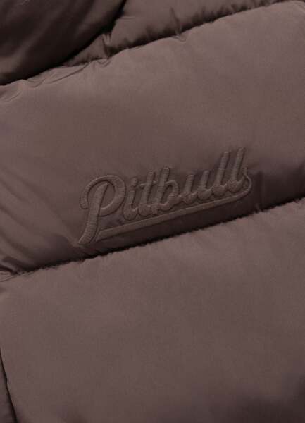 Bezrękawnik pikowany damski PIT BULL "HARRIET" - ciemny brązowy