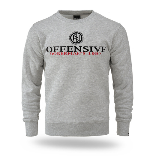 Bluza Dobermans Aggressive "OFFENSIVE 99 BC402" - szara