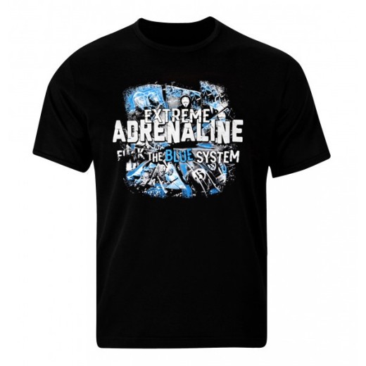T-shirt Extreme Adrenaline &quot;Fuck The Blue System&quot;