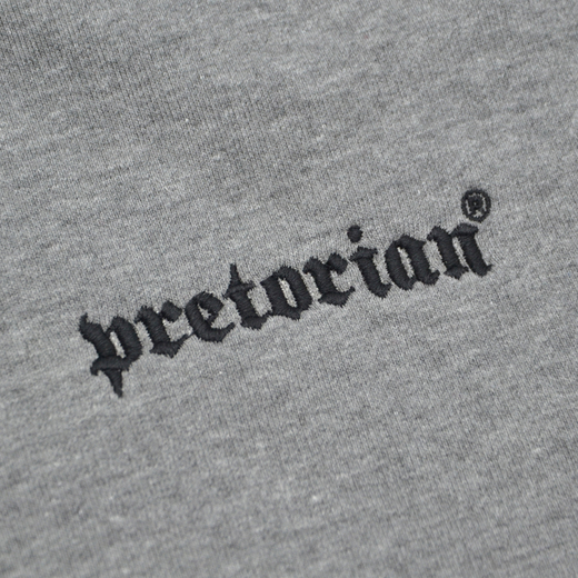 Spodenki bawełniane Pretorian "Logo" - szare