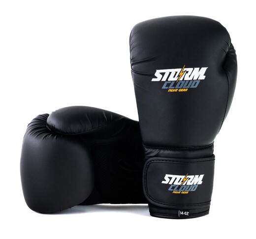 StormCloud "Rookie" Boxing Gloves - Black/White