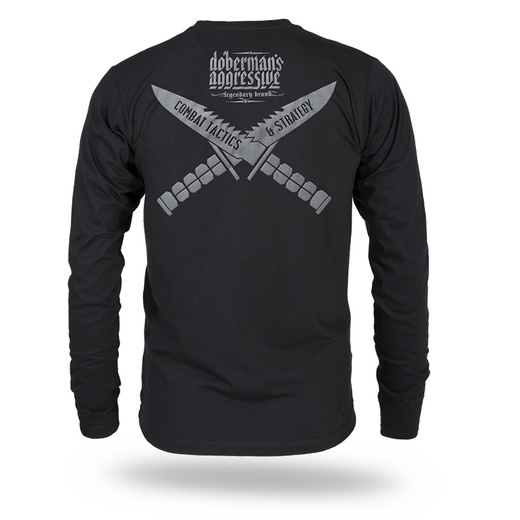 Longsleeve Dobermans Aggressive "TACTICAL LS376" - czarny