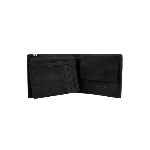 Leather wallet PIT BULL &quot;Lin Wood&quot; - black